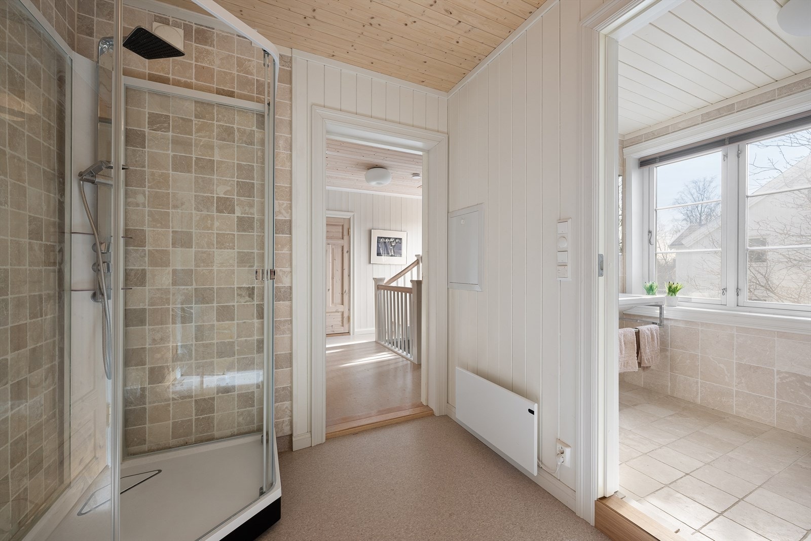 Dusjrommet ble pusset opp på 2000-tallet Galleribilde