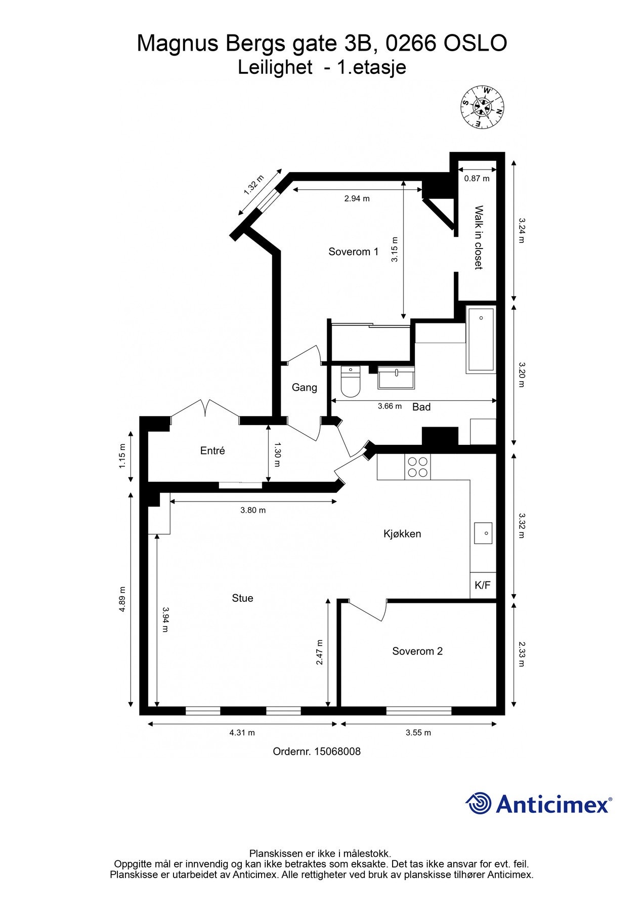 Plantegning. Galleribilde