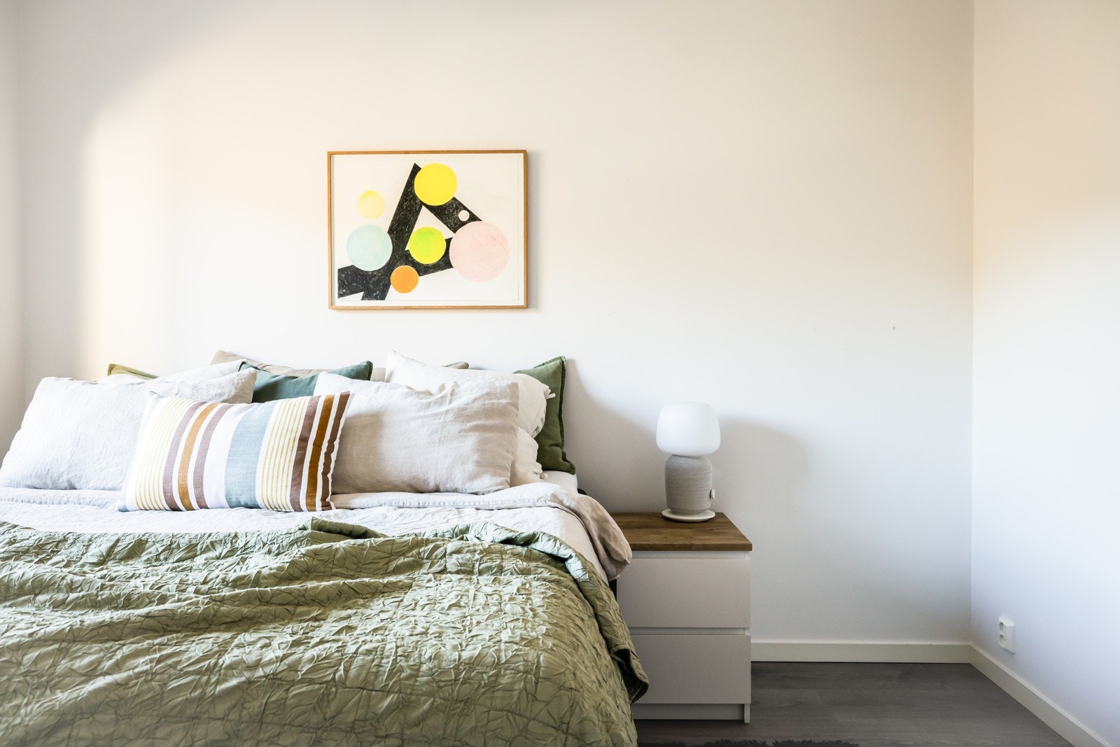 Hovedsoverommet er på hele 9,6 kvm og har god plass til ønsket seng, nattbord og skrivebord, samt passende oppbevaringsløsninger. Galleribilde