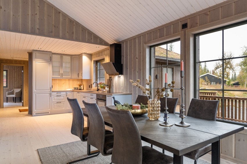 Bildene i annonsen er hentet fra en tilsvarende fritidsbolig som er oppført i området Galleribilde