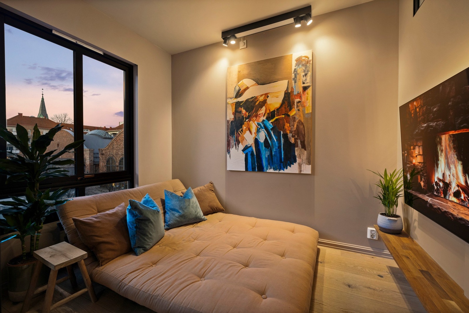 Behagelig kveldsatmosfære. Galleribilde