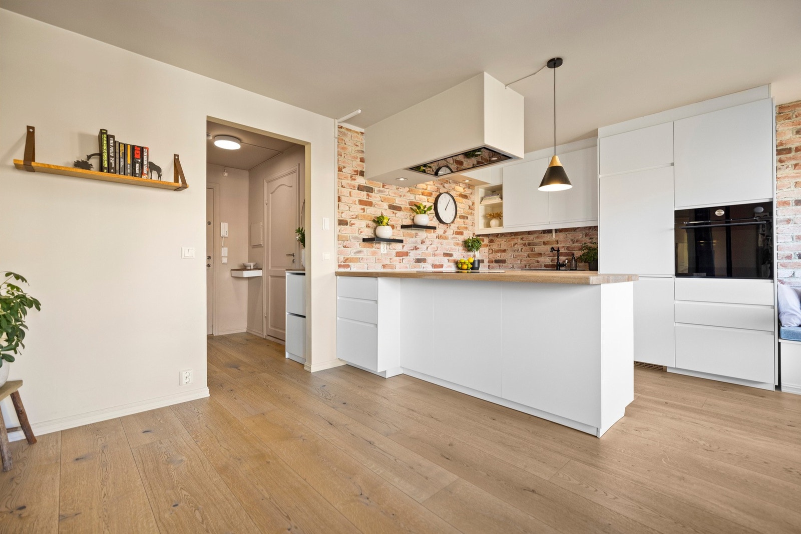 Meget lekkert kjøkken i åpenløsning. Galleribilde