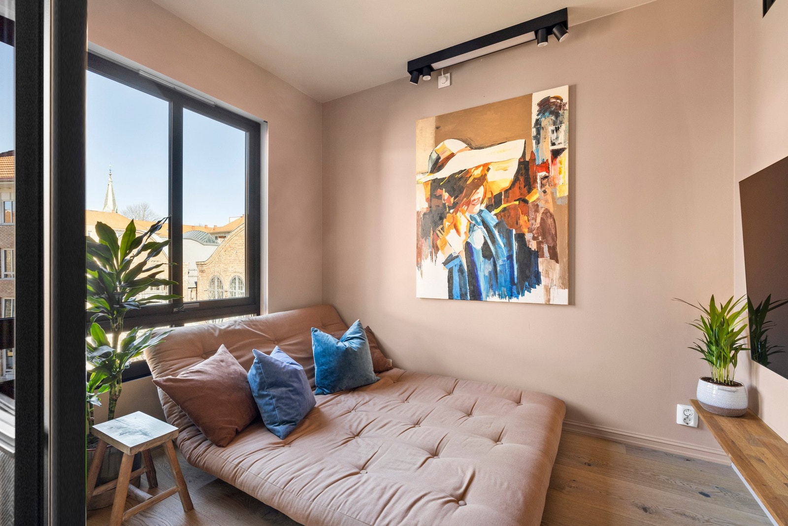 Flotte fargevalg på vegger. Galleribilde