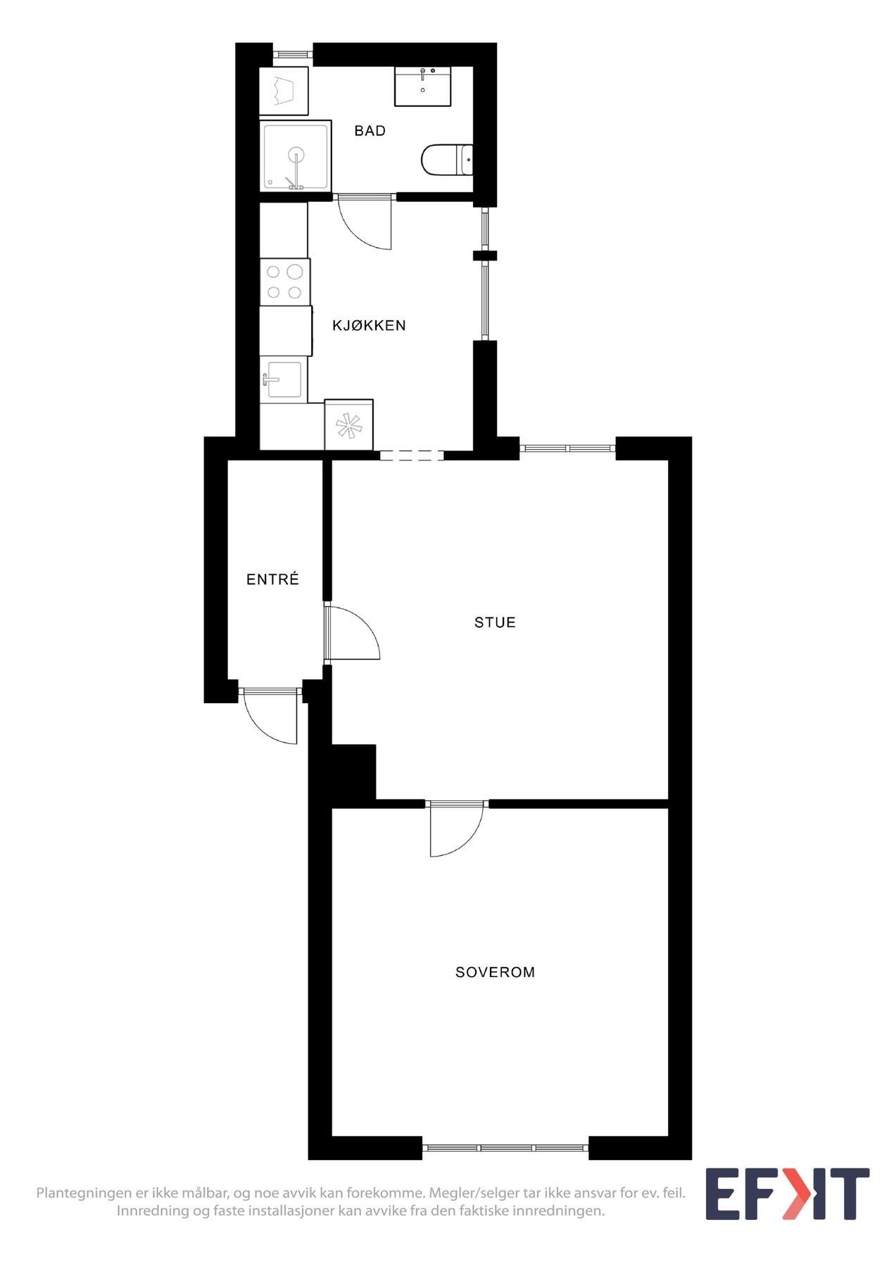 Tips! Ta målene du trenger allerede på visning. Galleribilde