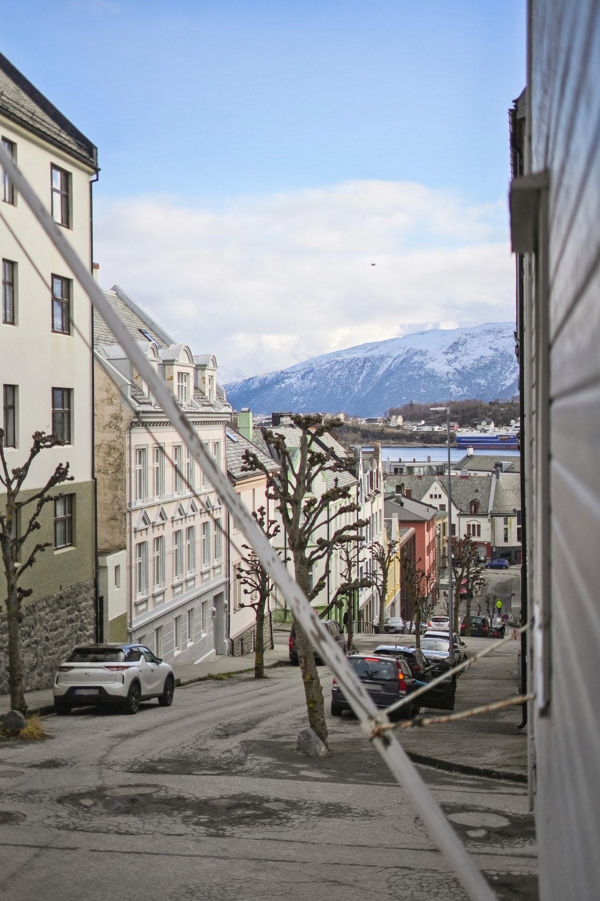 Utsikt fra leiligheten. Galleribilde