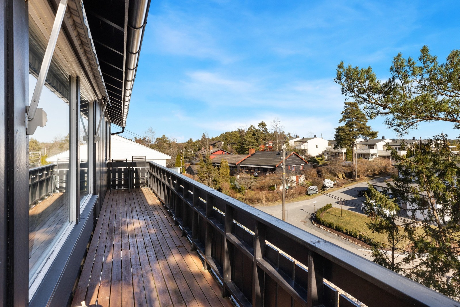 Flott utsikt i nabolaget Galleribilde