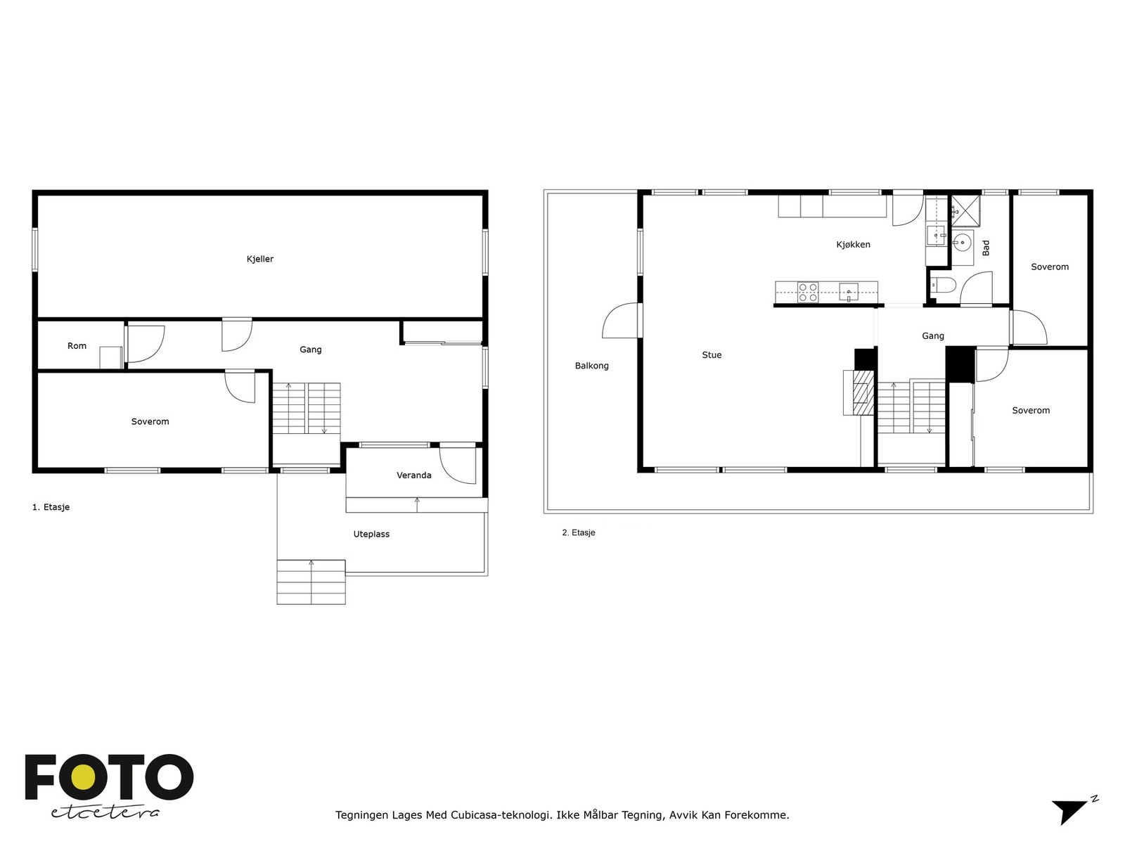 Arealeffektiv bolig med god planløsning.
Boligen er opprinnelig byggemeldt med 3 soverom i første etasje (ett er erstattet bad bad, mens det har blitt innredet i underetasje i stede) Galleribilde