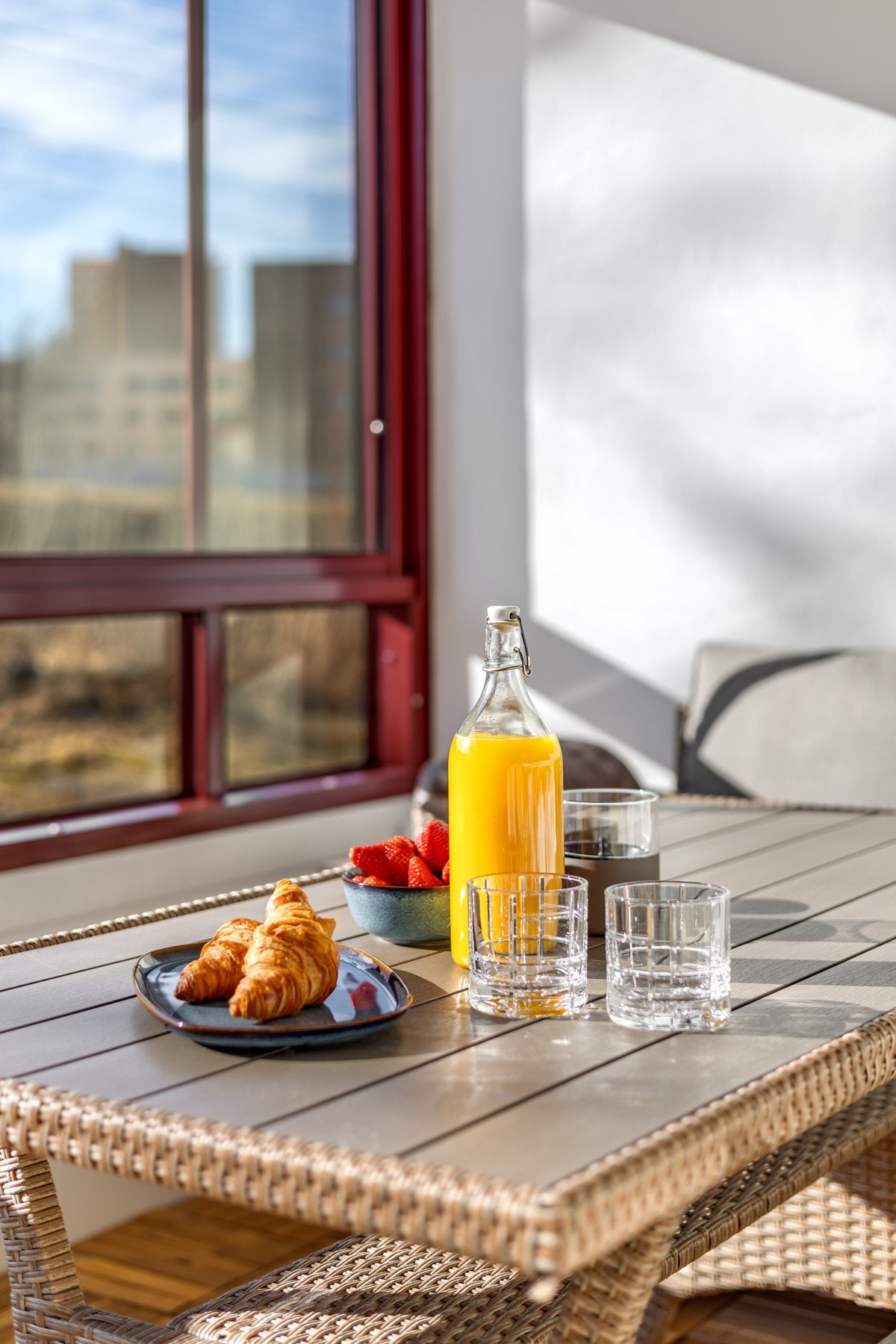Det er tillatt med bruk av både gass- og elektrisk grill på balkongen. Galleribilde