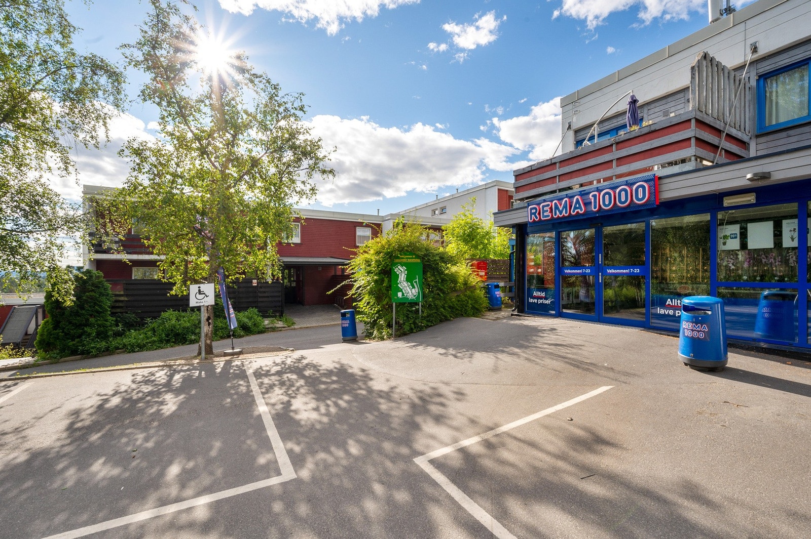 Kort vei til Rema 1000 Lysejordet. Galleribilde