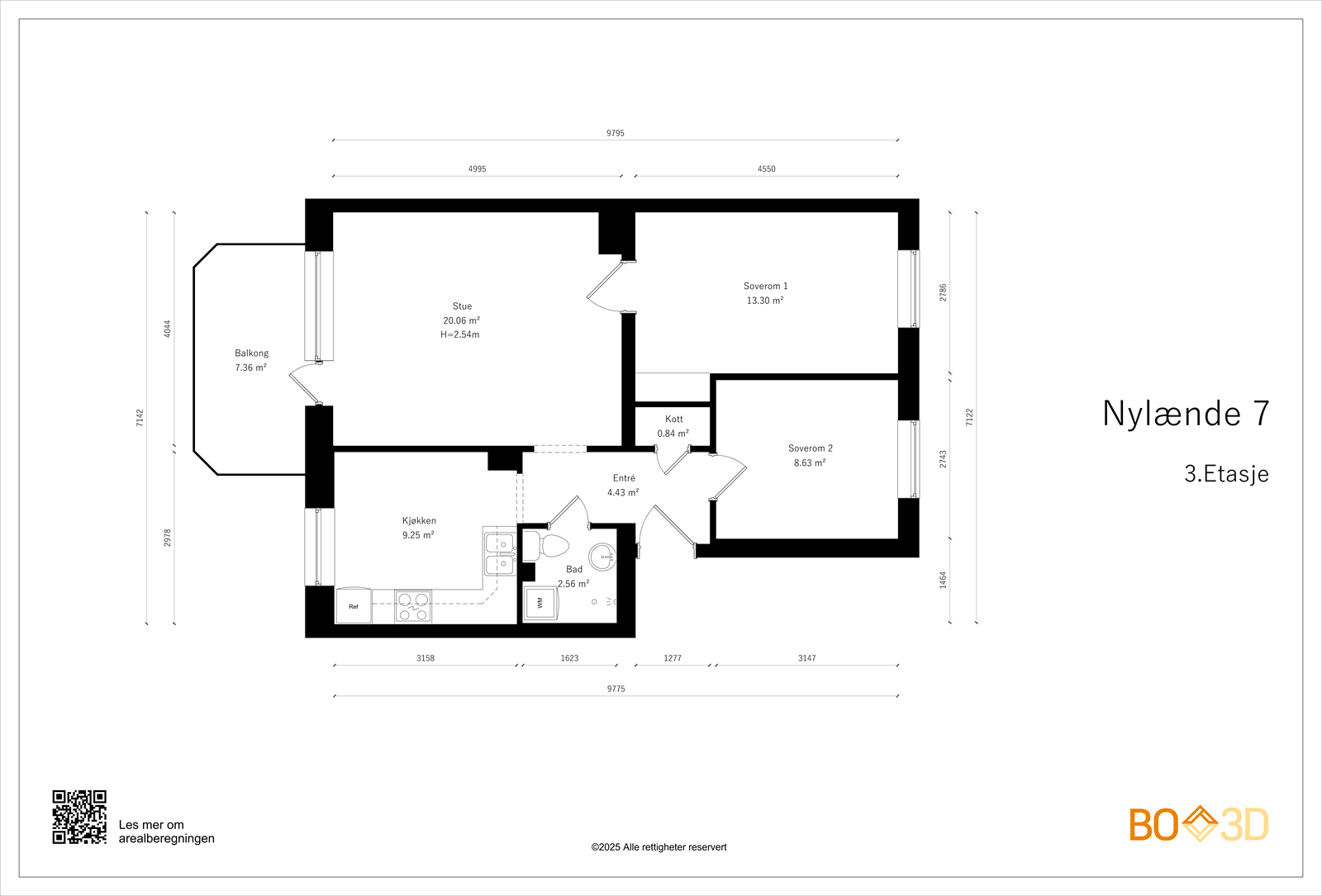 Plantegning Galleribilde
