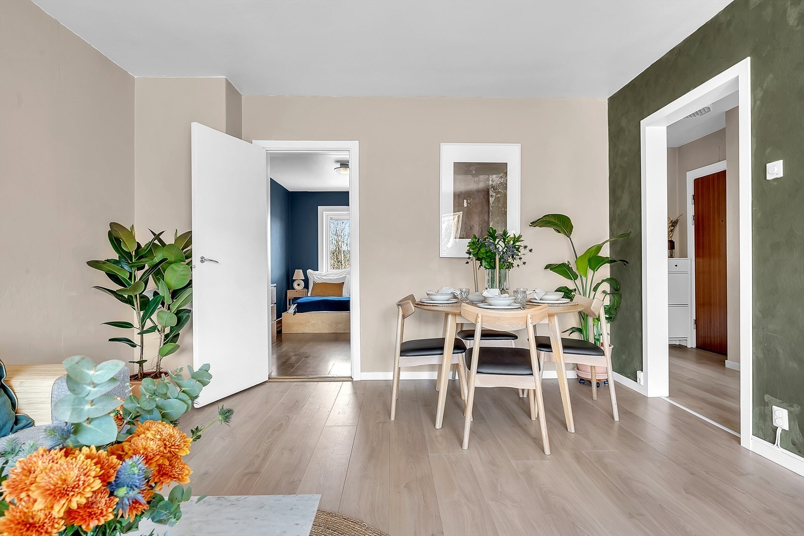 Leiligheten har en god planløsning med separat kjøkken. Galleribilde