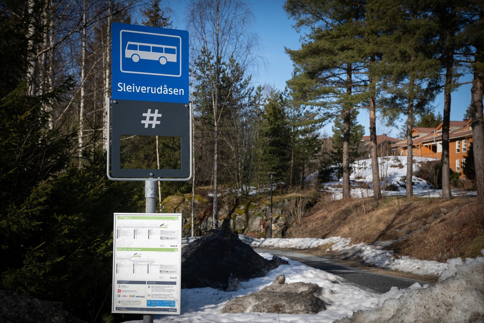 Kort vei til busstopp Galleribilde