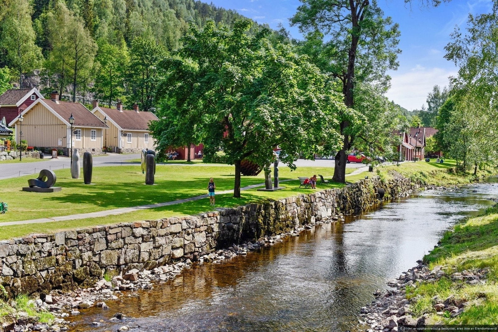 Bærums verk er idyllisk på sommerstid Galleribilde