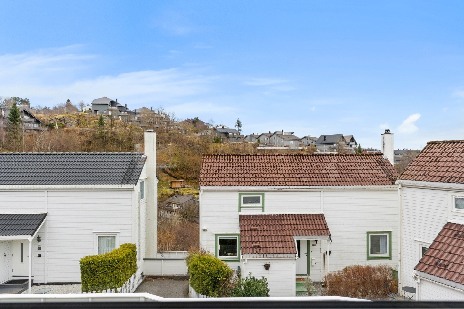 Herlig utsikt utover nabolaget. Galleribilde