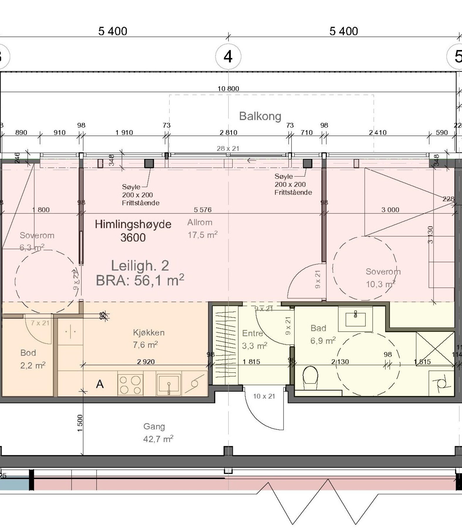 Plantegning Galleribilde