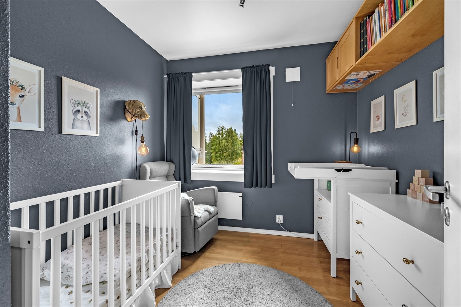 Det andre soverommet egner seg perfekt til barnerom eller gjesterom. Galleribilde