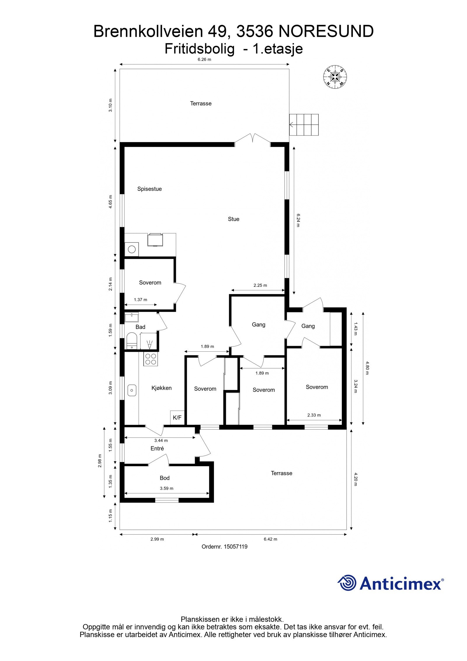 Plantegning Galleribilde