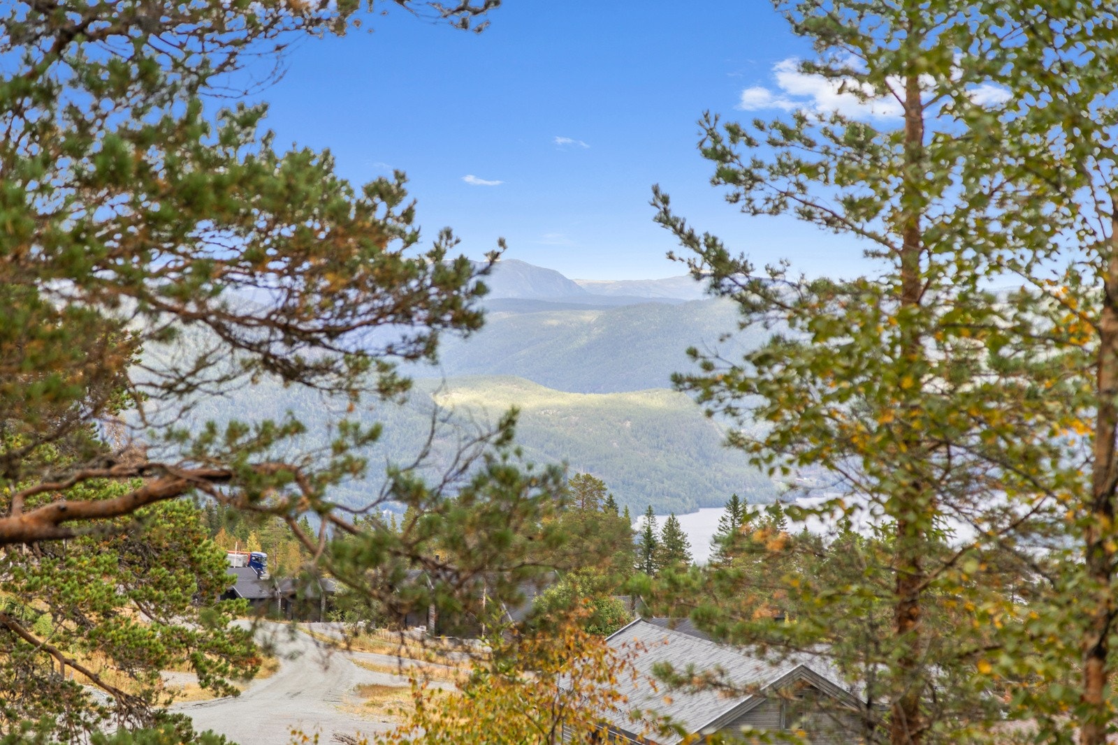 Utsikt til Krøderfjorden Galleribilde