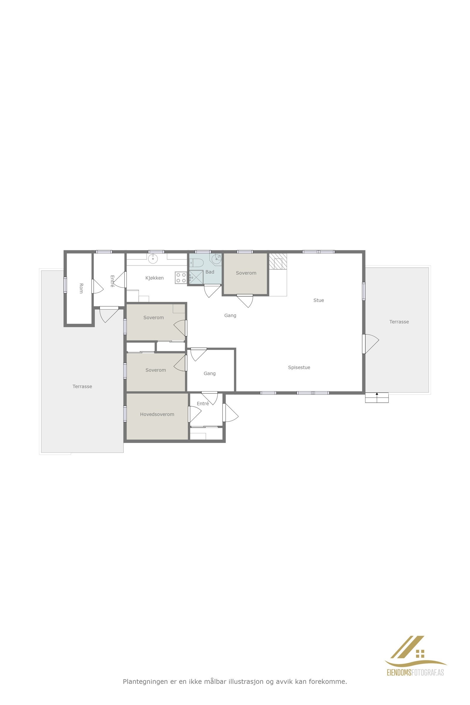 Plantegning Galleribilde