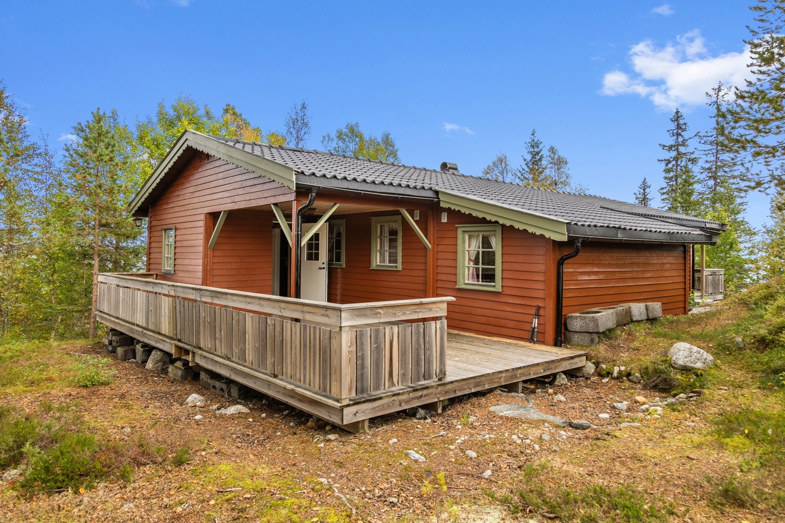 Entre med overbygd tak Galleribilde