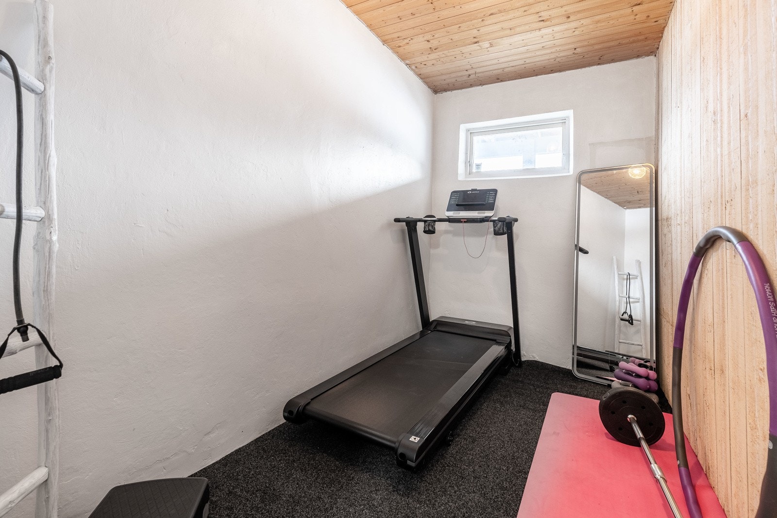 Trimrom i kjeller. Galleribilde