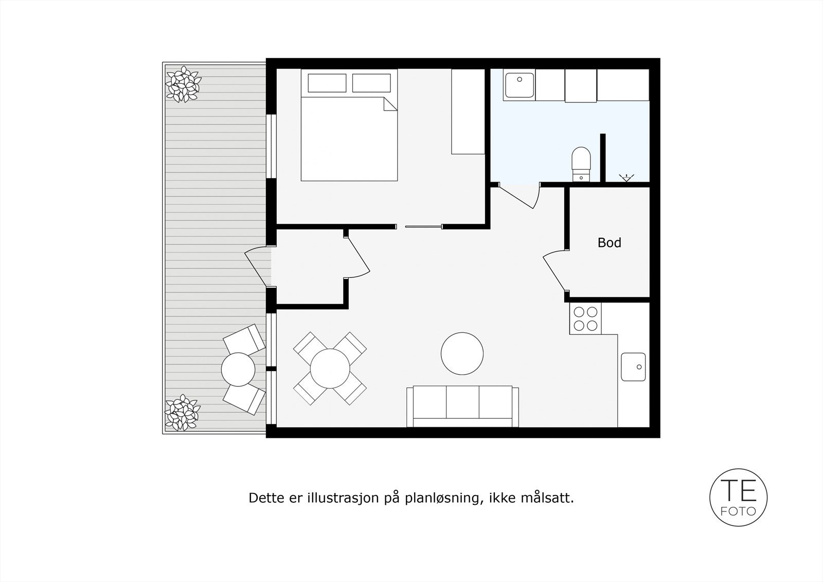 Plantegning Galleribilde