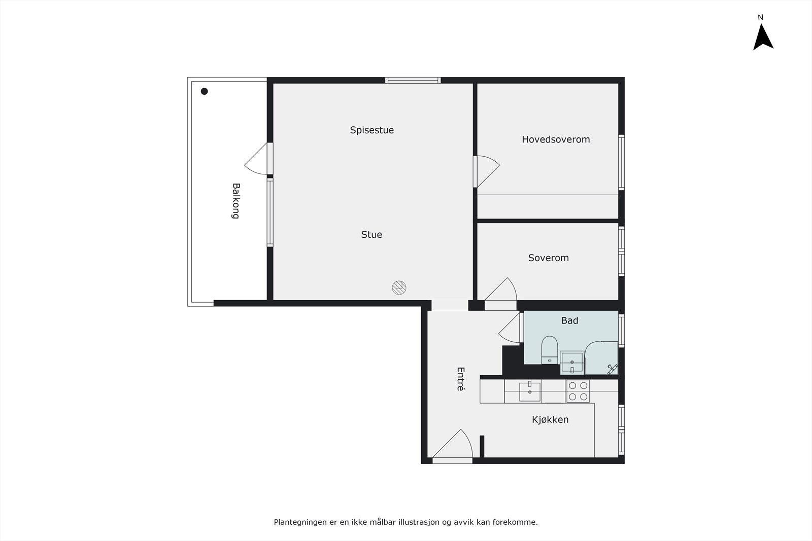 Plantegning Galleribilde