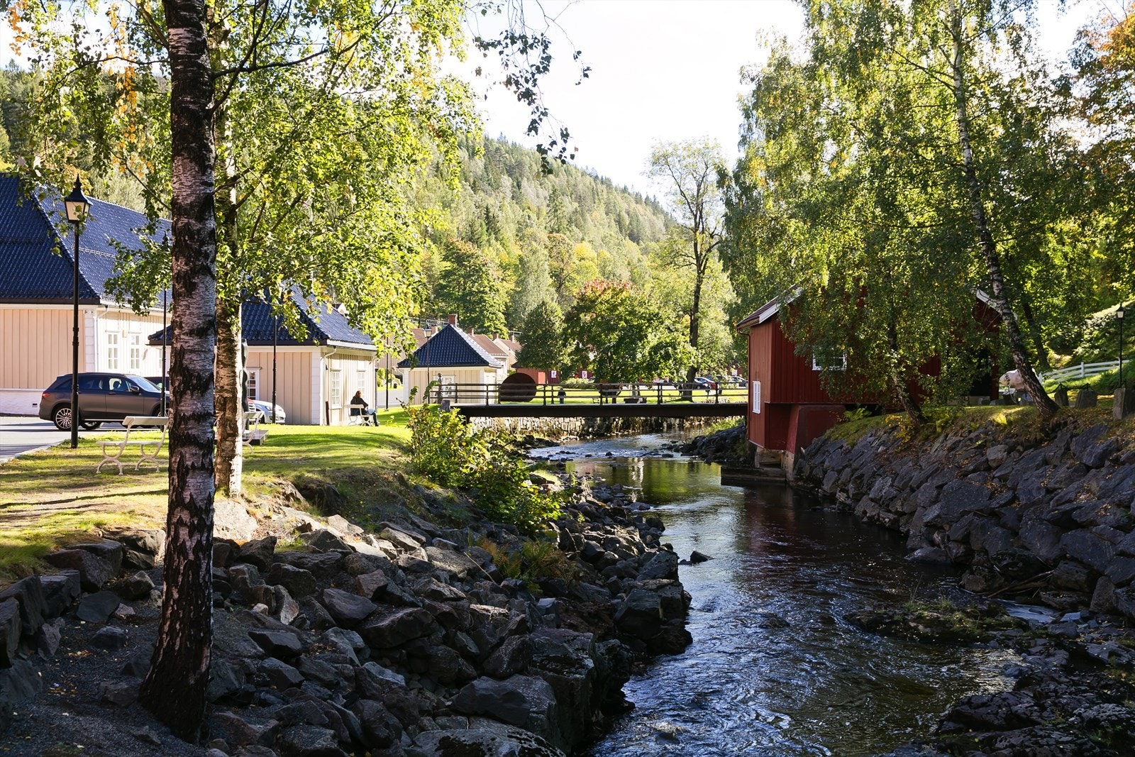 Her finner du et rikt utvalg av butikker, spisesteder, gallerier etc. Galleribilde