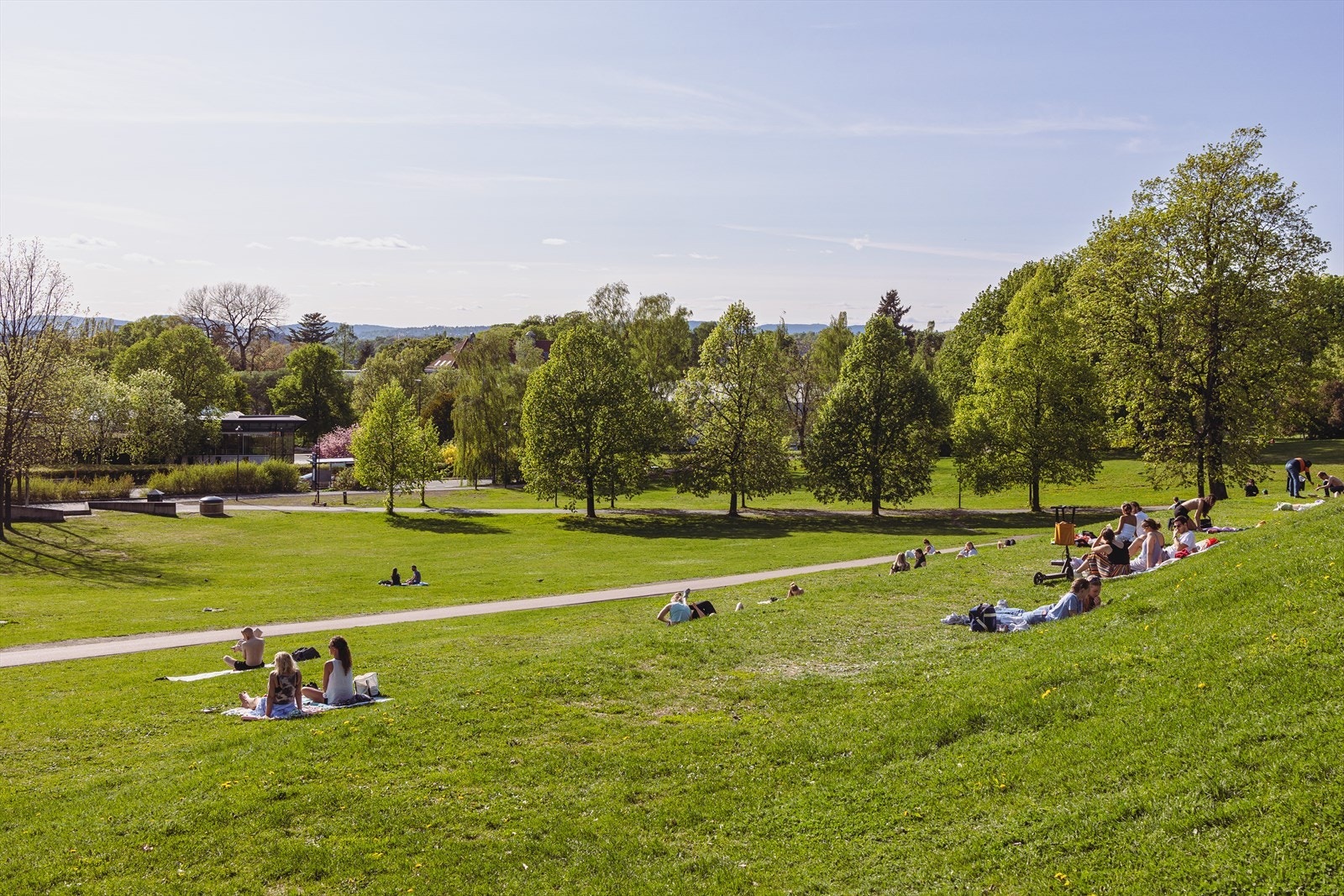 Det er kort gangavstand til flere nærliggende parker, bl.a. Sofienbergparken, Botanisk Hage og Tøyenparken. Galleribilde