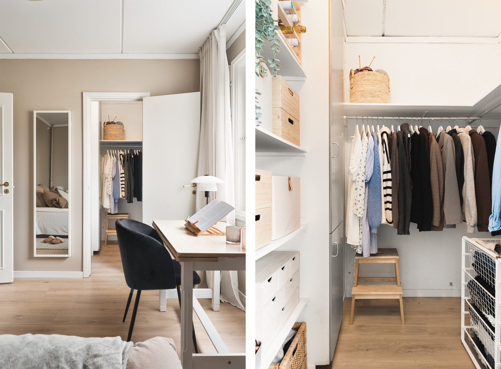 Med inngang fra hovedsoverommet, finner du walk-in closet. Ekstra oppbevaringsplass er alltid en fordel! Galleribilde