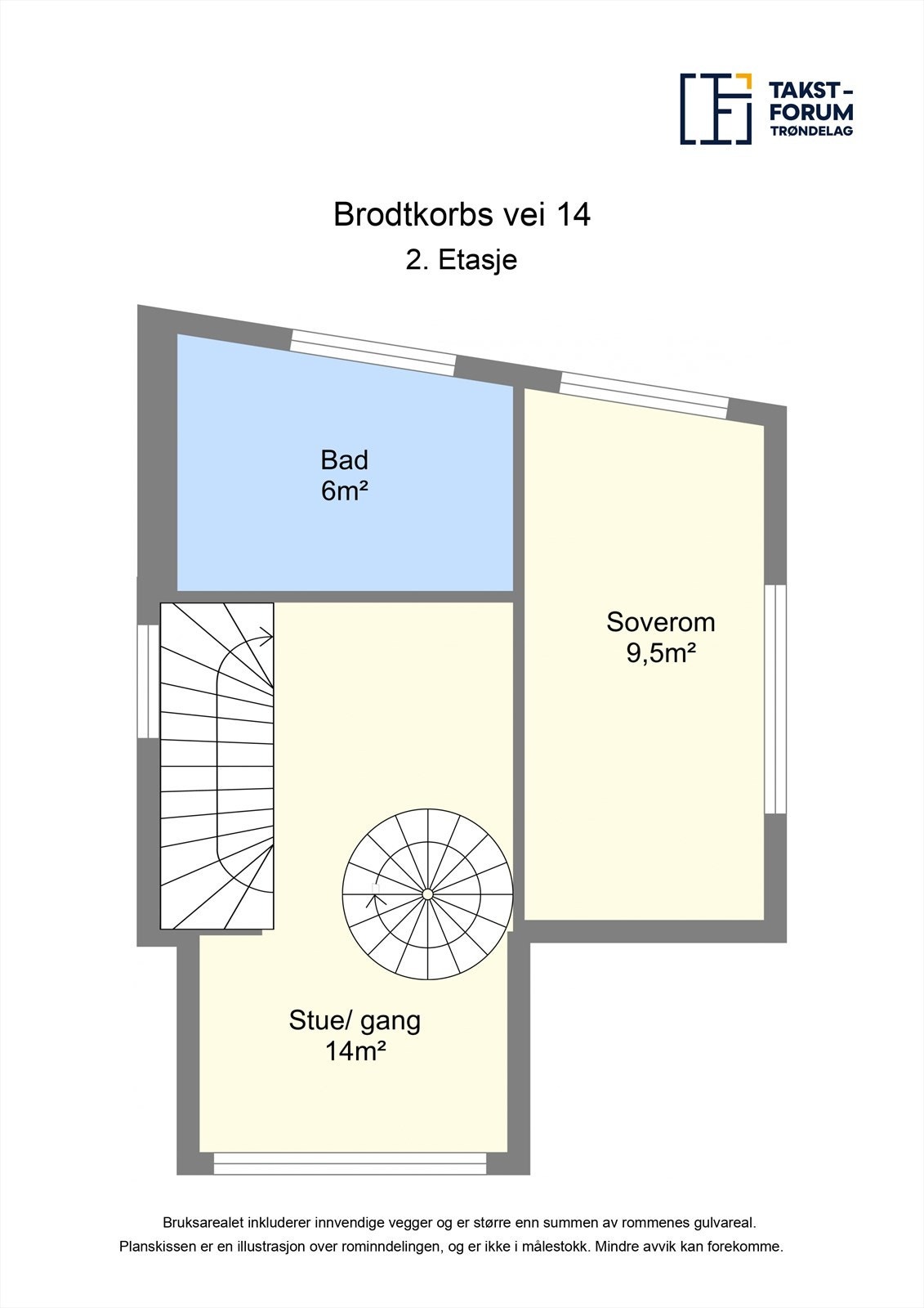Plantegning 2.etg Galleribilde