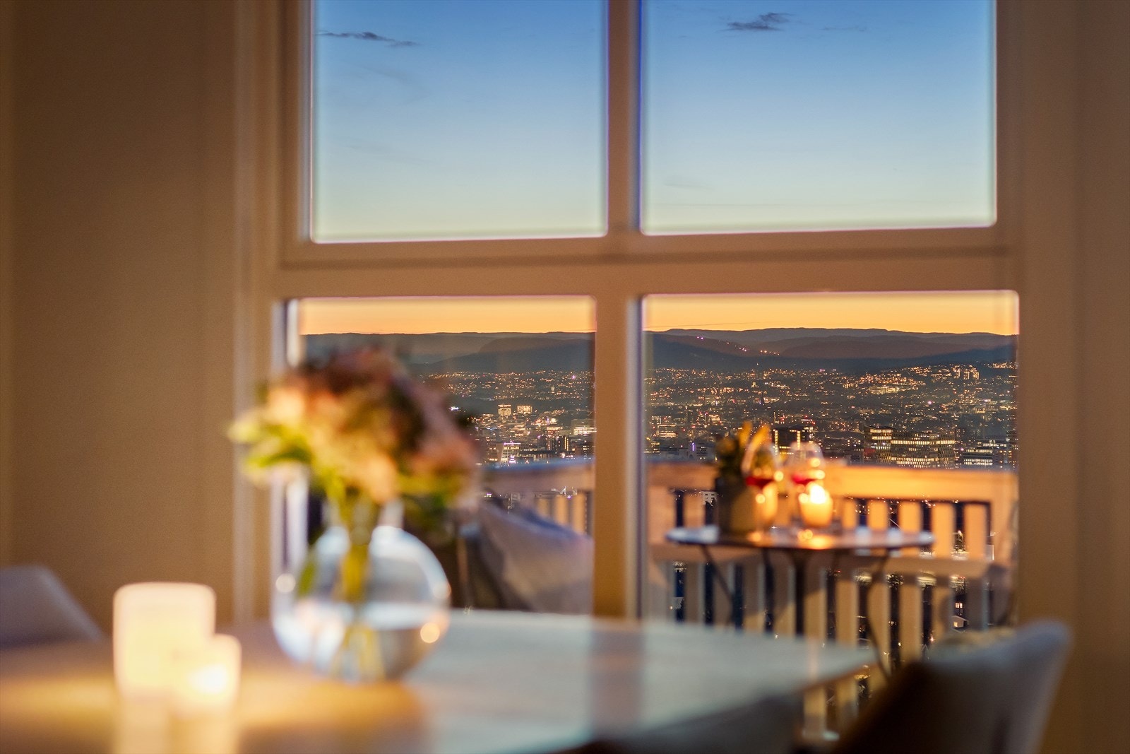 Her kan du nyte utsikten og solnedgangen. Galleribilde