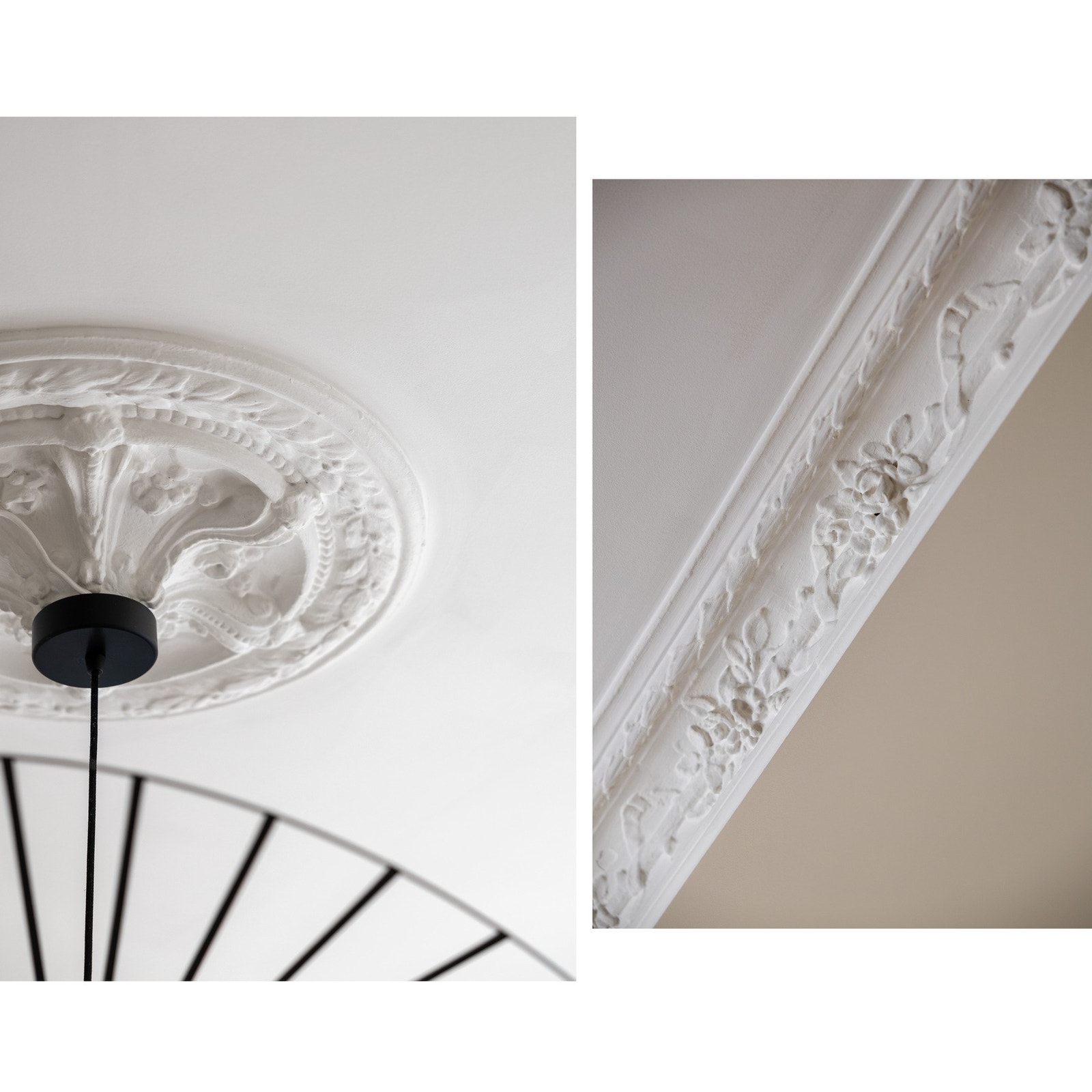 Leiligheten ligger i en klassisk 1900-talls bygård og har klassiske detaljer som stukkaturer og rosett i tak. Galleribilde