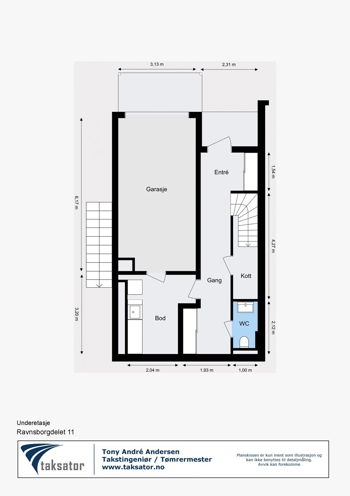 Plantegning - Ravnsborgdelet 13 - Underetasje Galleribilde