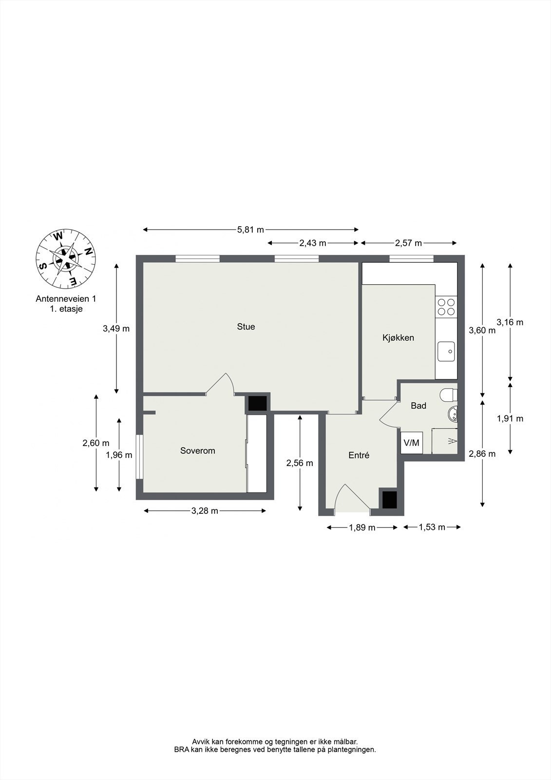 Plantegning. Galleribilde