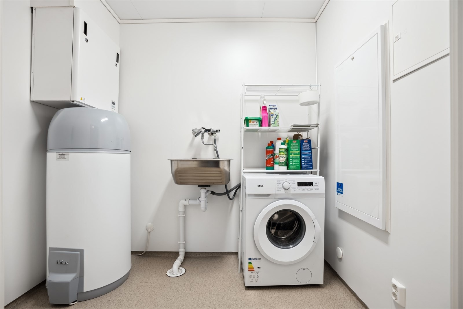 Praktisk vaskerom. Galleribilde