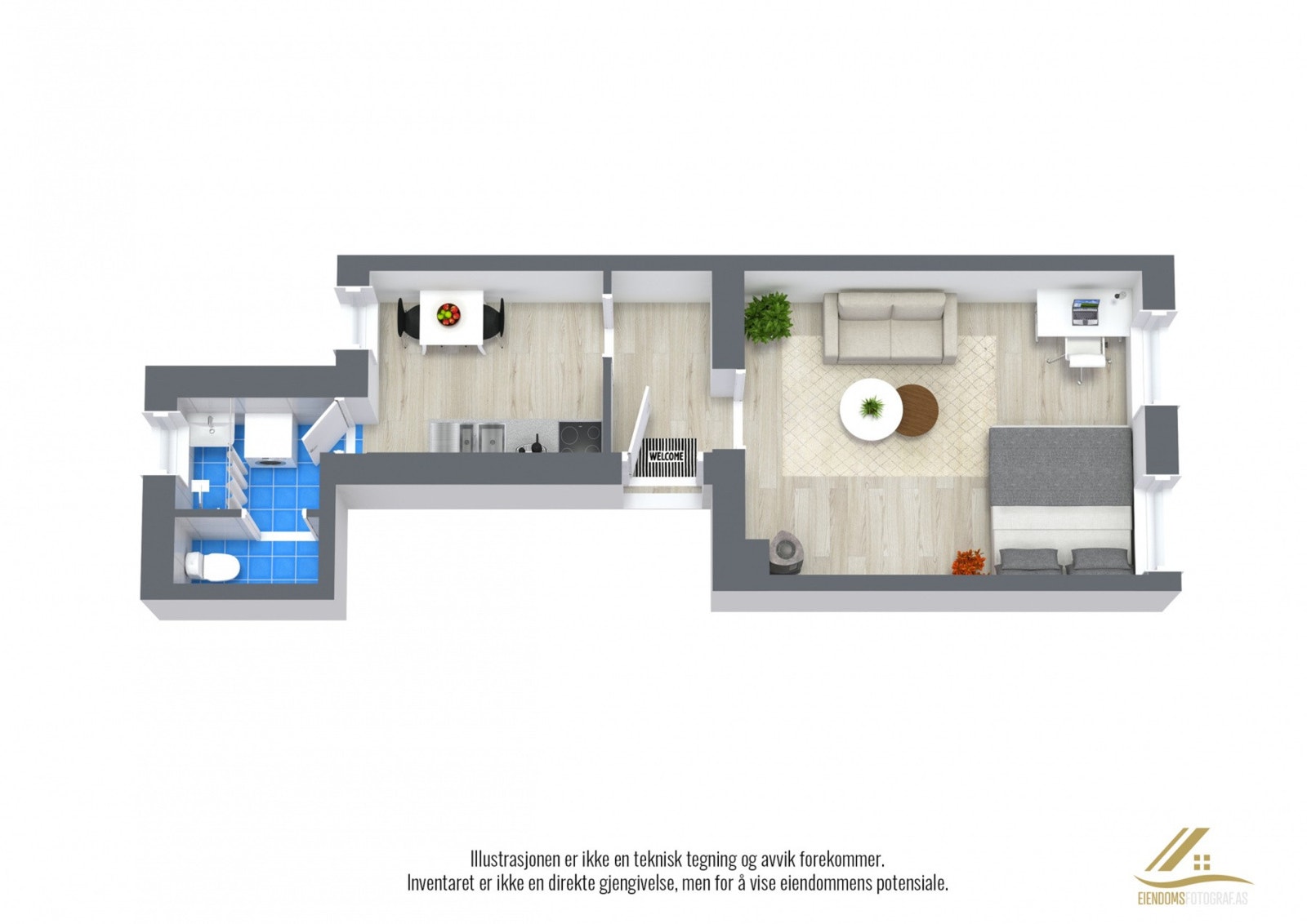 Planskisse. Galleribilde