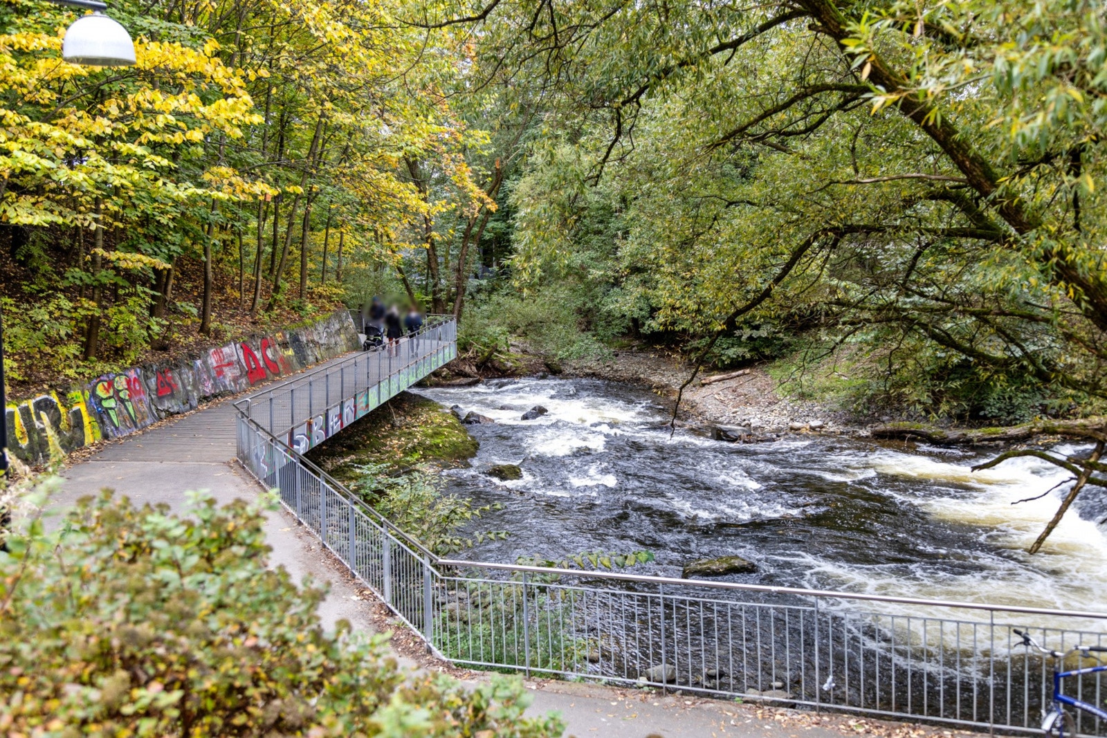 Det er fine turmuligheter i området. Her fra Akerselven. Galleribilde