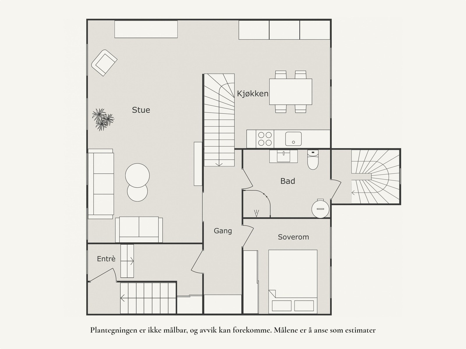 Plantegning. Galleribilde
