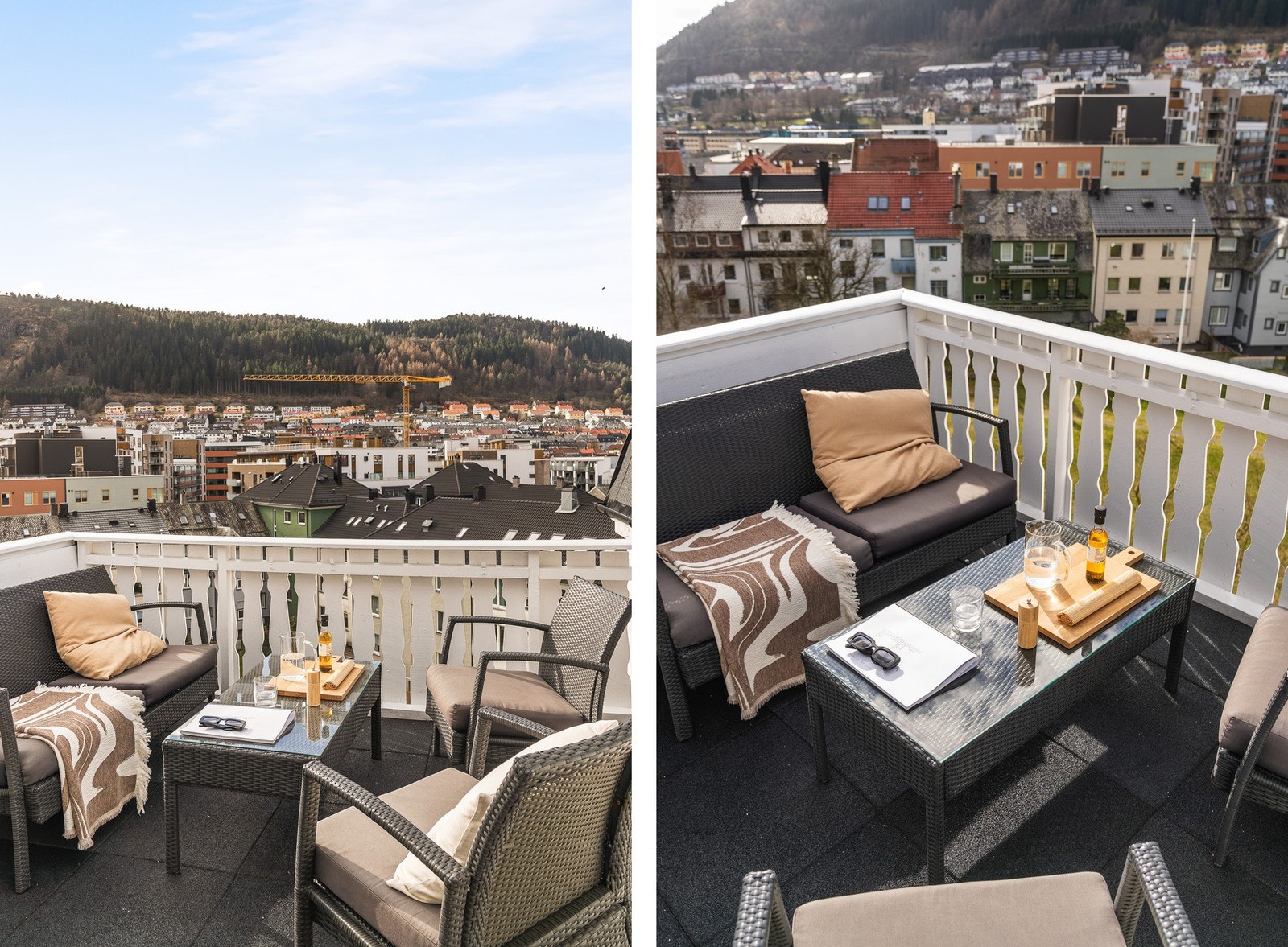 Her er det gode muligheter til å innrede med valgfrie utemøbler, samt grill. Galleribilde