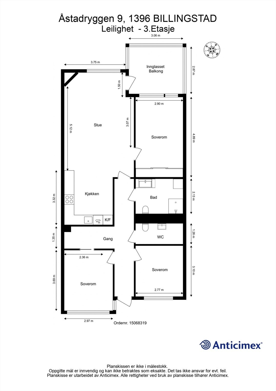Plantegning Galleribilde