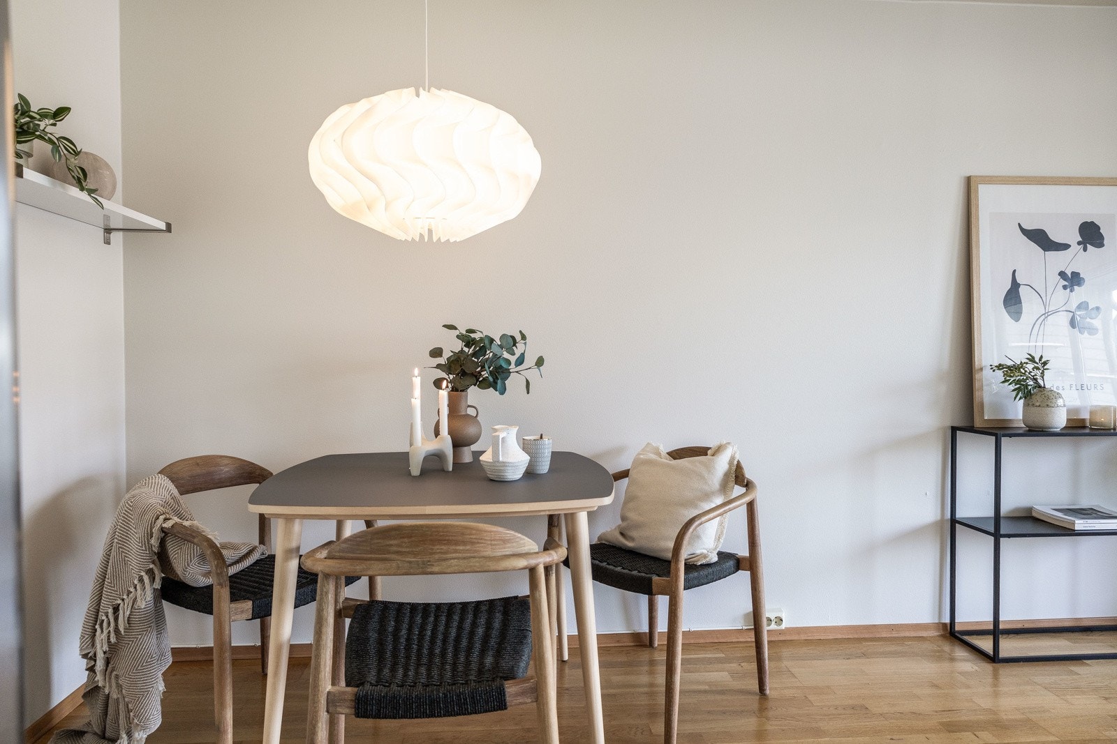 Koselig plass til spisebord. Galleribilde