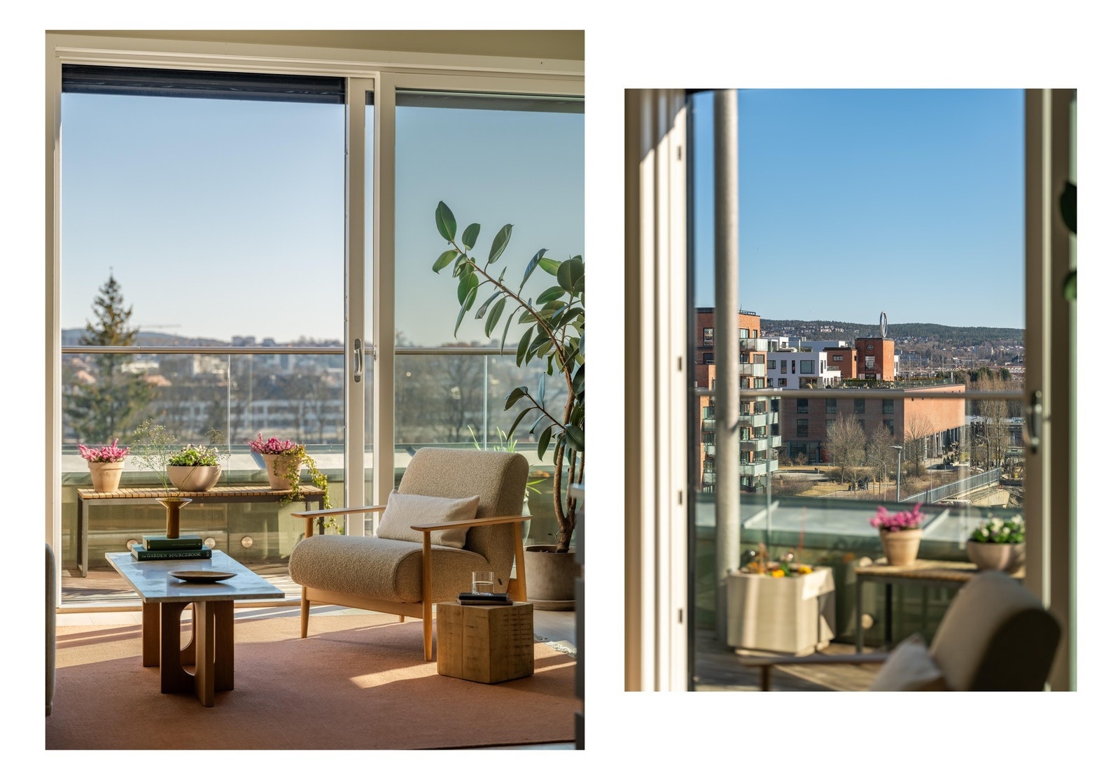 Det er lite som slår følelsen av å komme inn i en leilighet på toppen med utgang til en privat takterrasse og panoramautsikt så langt øyet kan se. Galleribilde