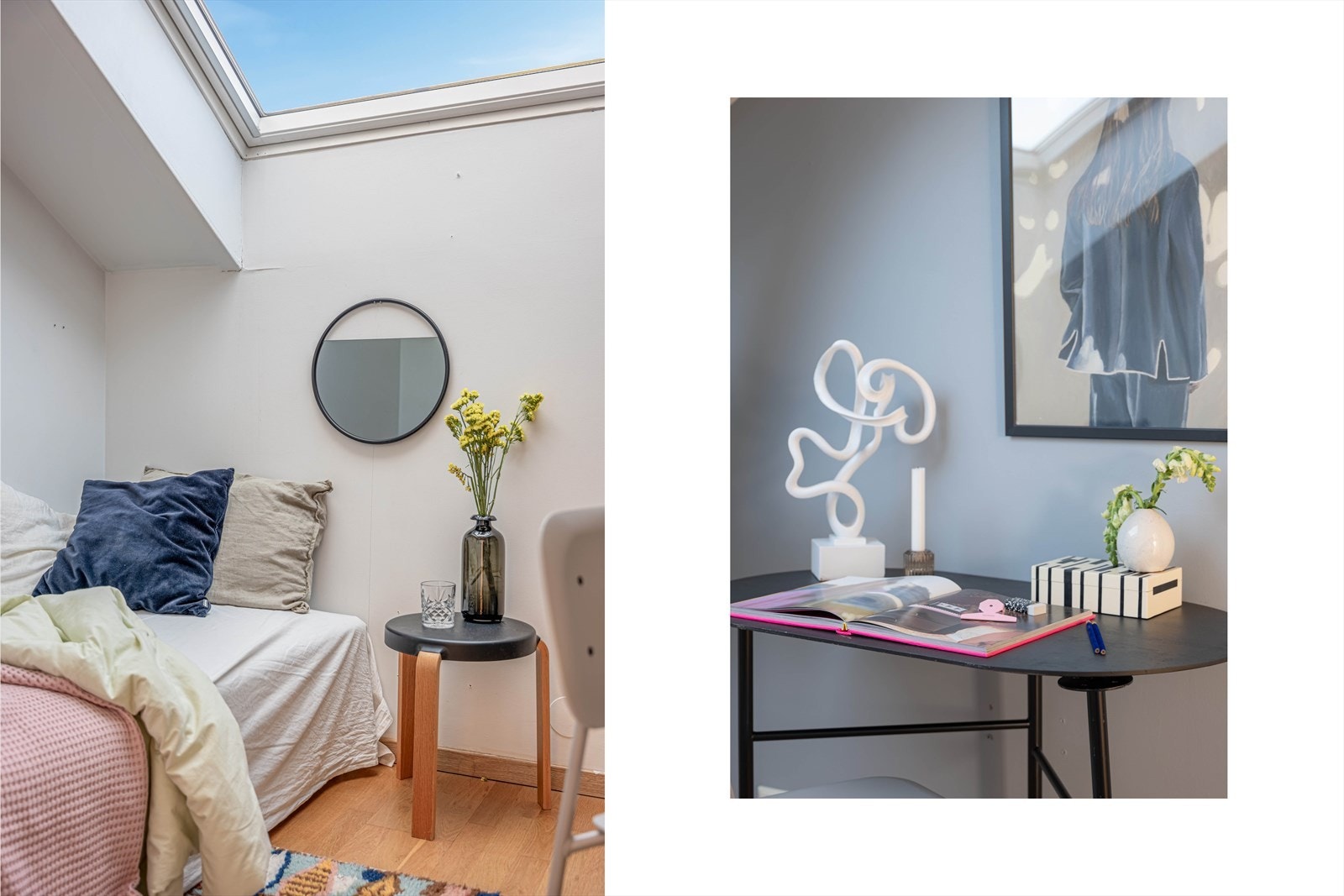 De store takvinduene sørger for godt med naturlig lysinngang. Galleribilde