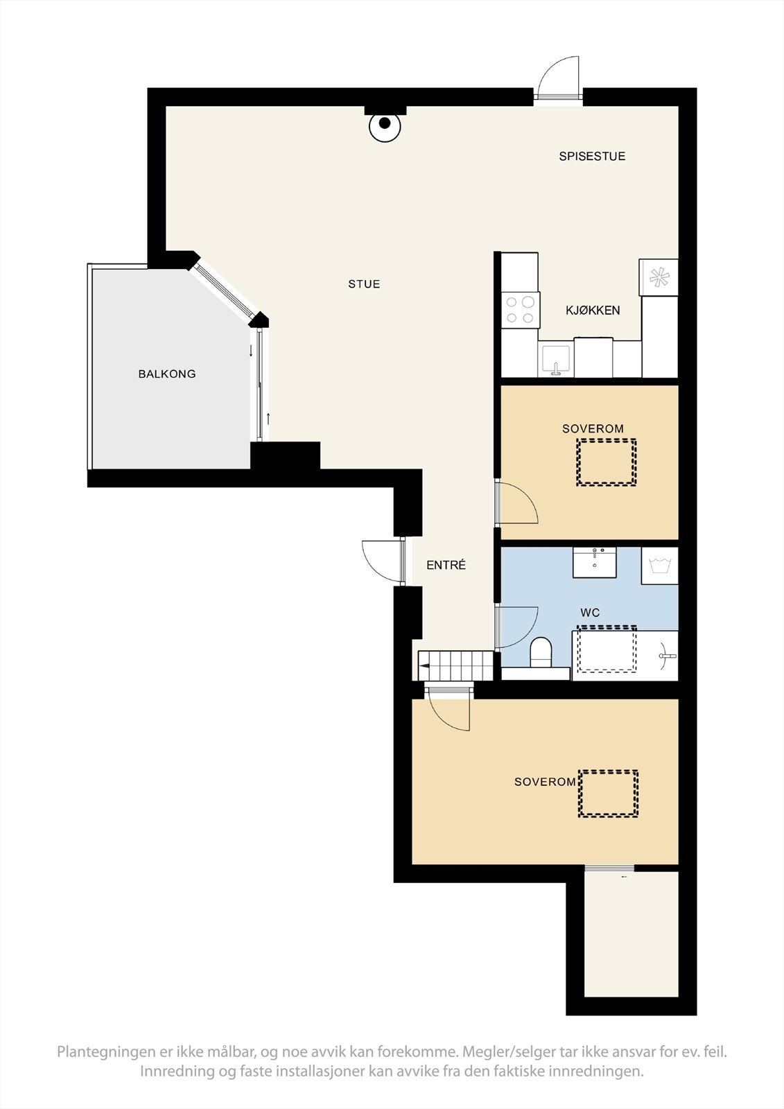 Plantegning 5. etasje. Galleribilde