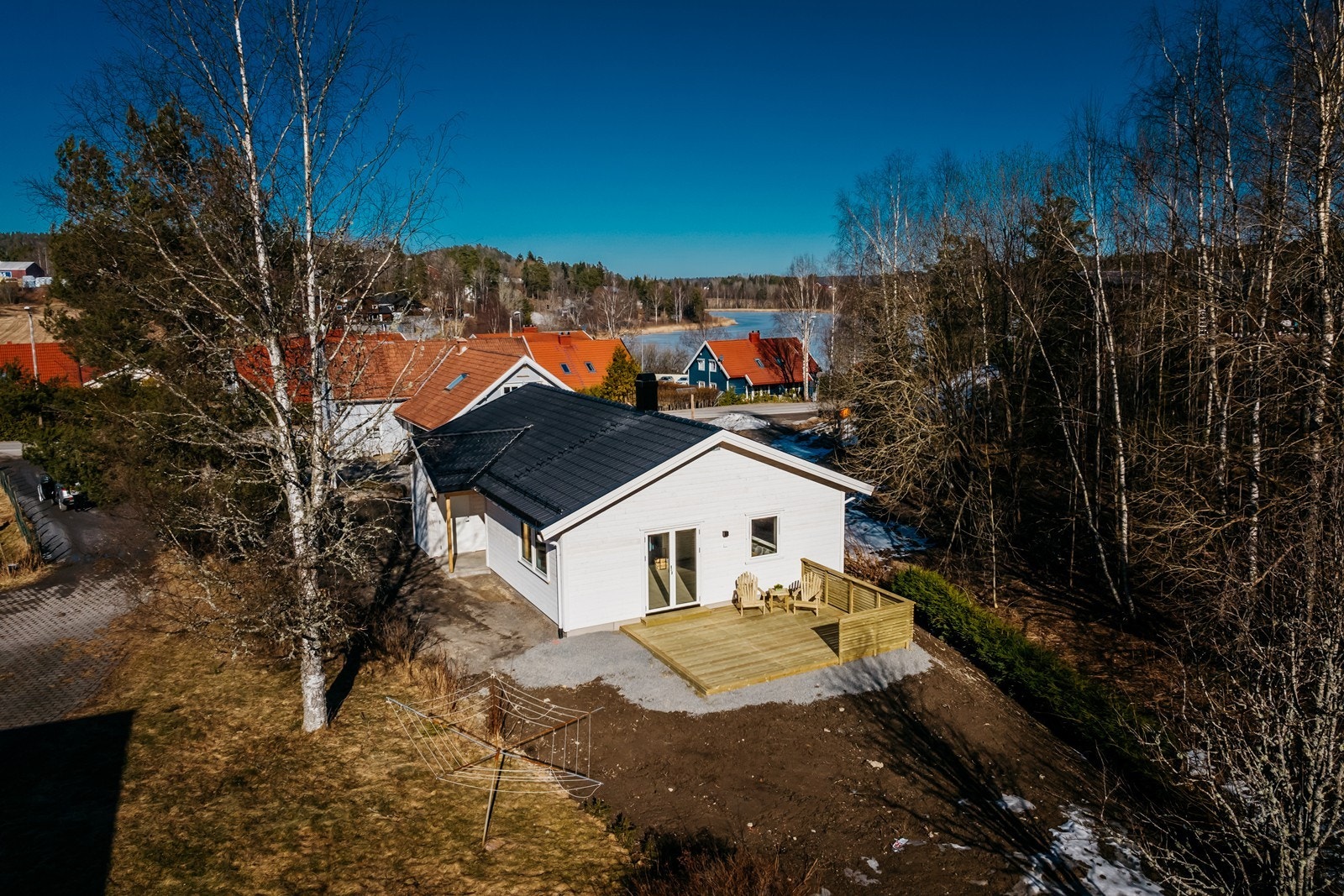 Akkurat nok hage til å kunne kose seg om du vil ha litt grønne fingre Galleribilde