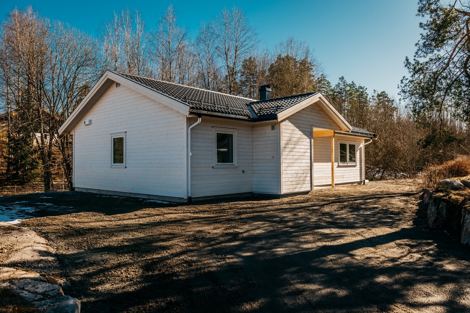 Livet er enkelt når alt er nytt og alt har begrenset størrelse. Her trenger man ikke stige, en gardintrapp holder Galleribilde