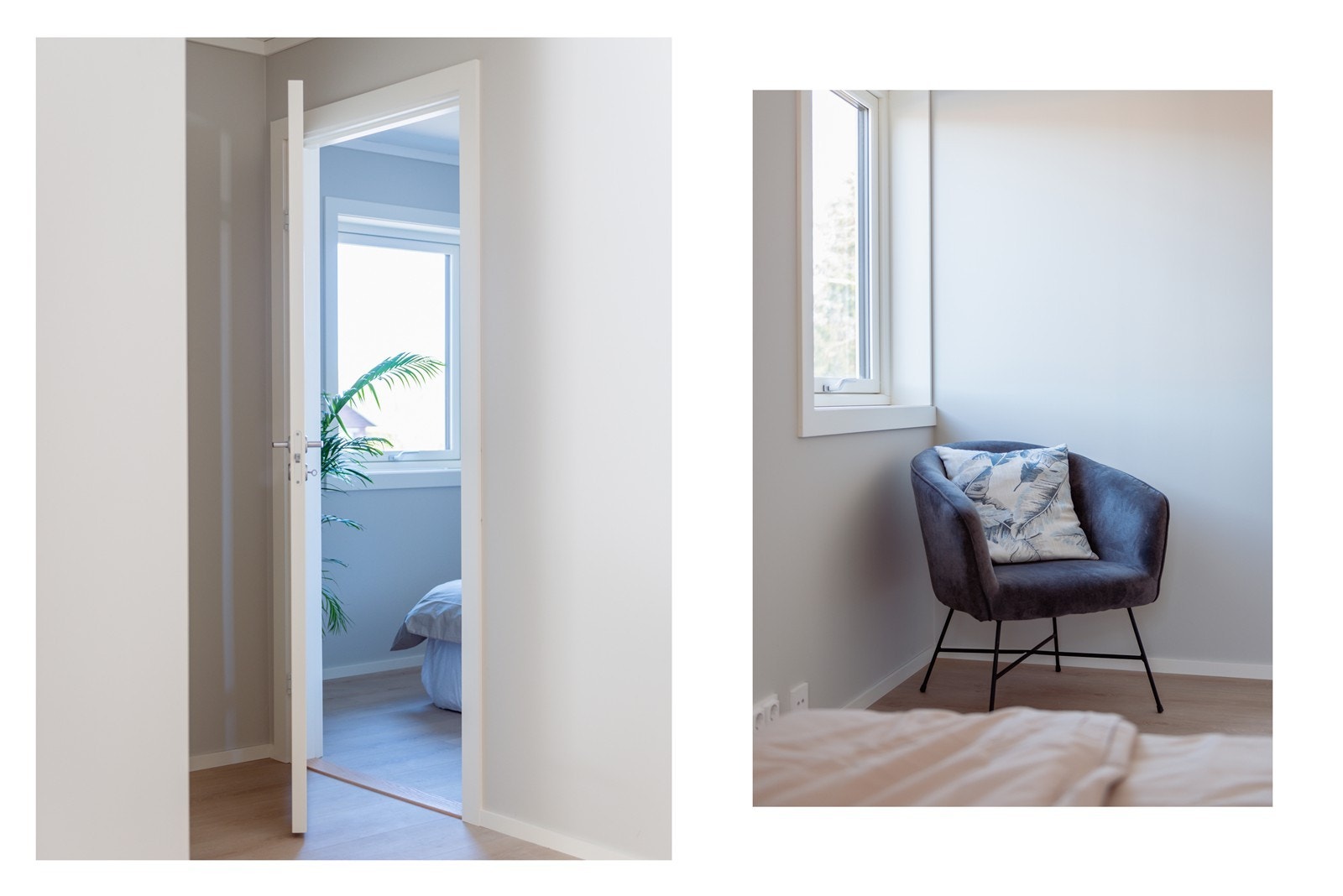 Soverom nr 2 er så stort at det fort blir til en TV-stue, kombinert med gjesterom og kontor om man ikke trenger to soverom i det daglige Galleribilde