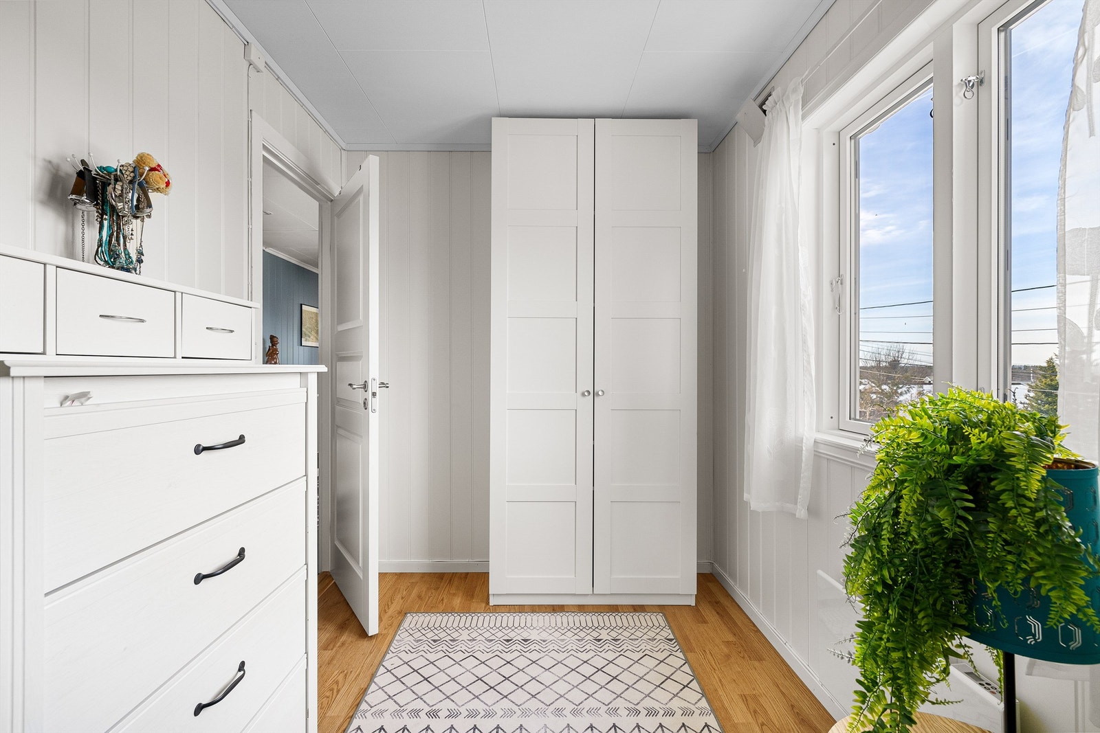 Dette soverommets vindu ble skiftet ut rundt 2022/2023. Galleribilde