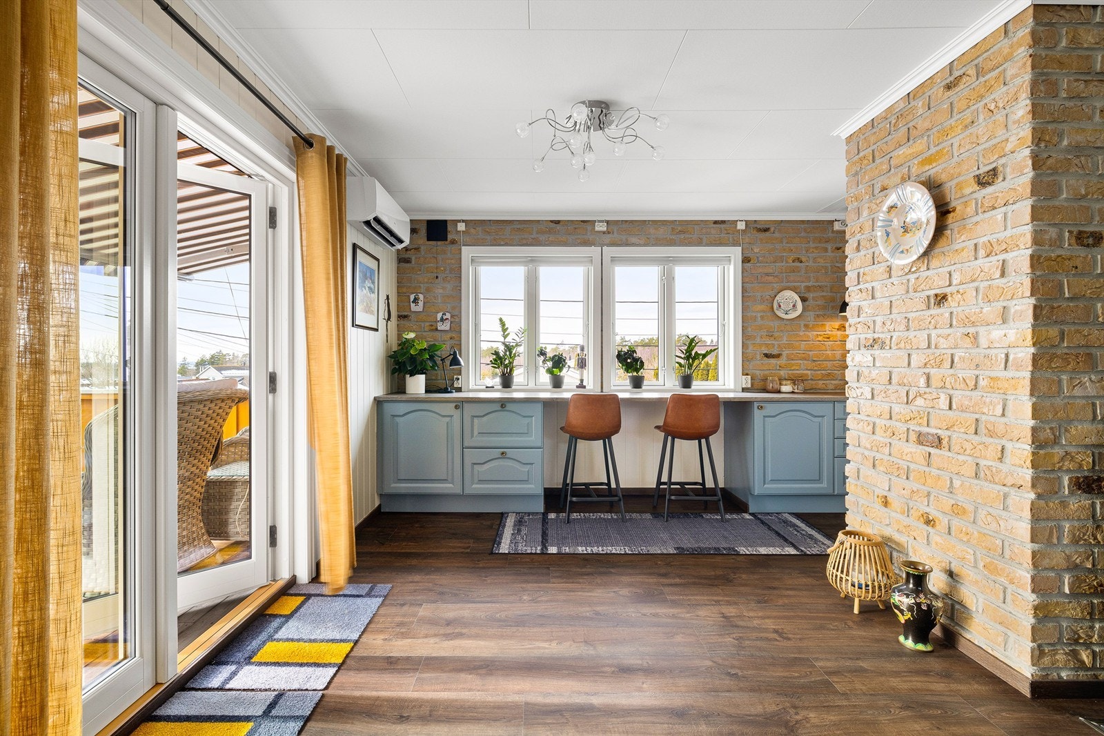 Ny luft-luft varmepumpe ble installert i 2023. Galleribilde